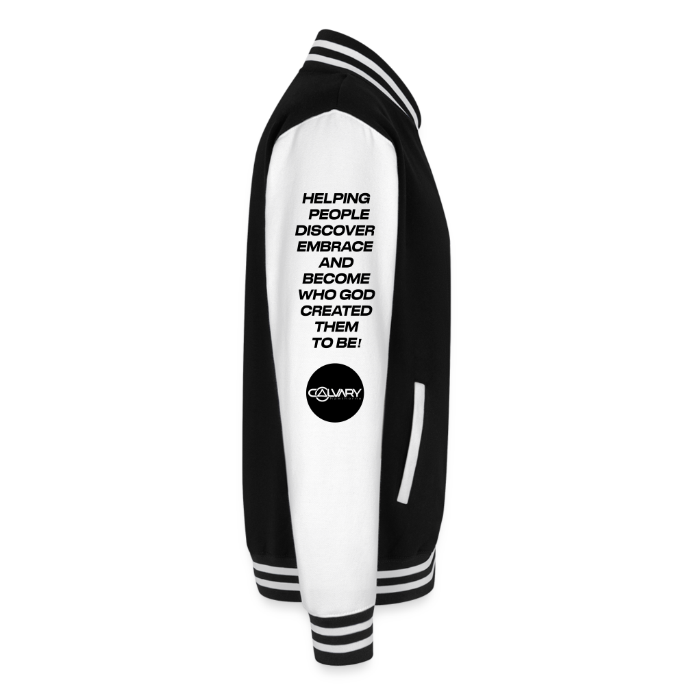 Mission Fits Varsity Jacket - black/white