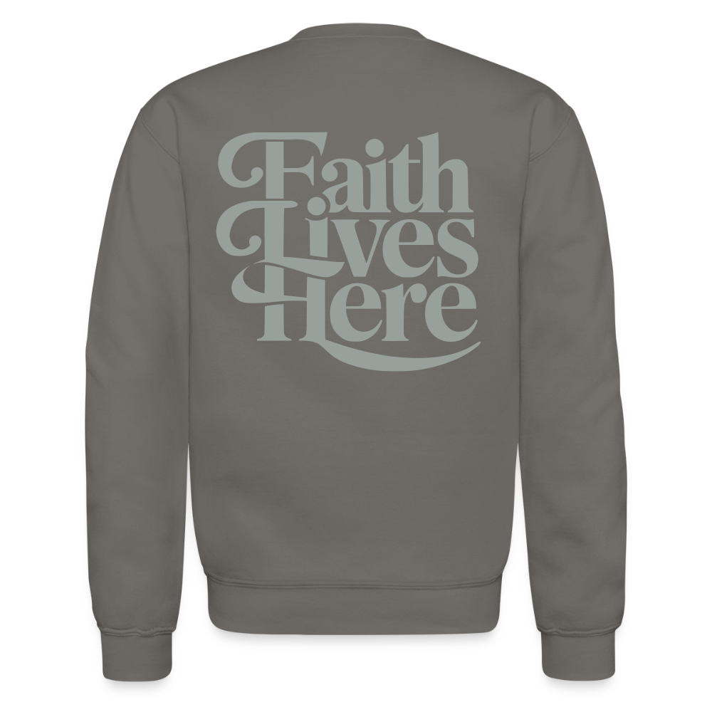 Faith Example Grey Crew - asphalt gray