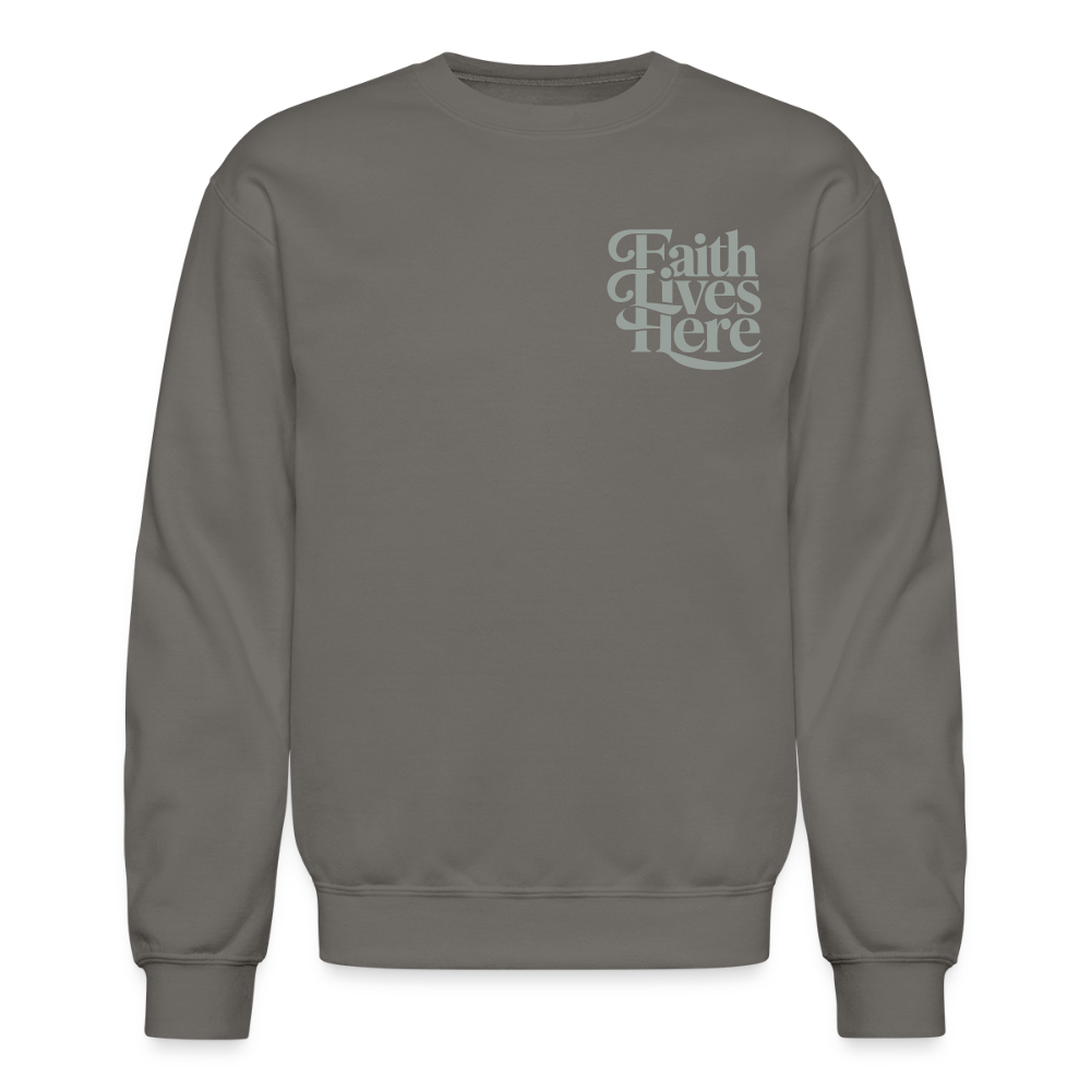 Faith Example Grey Crew - asphalt gray