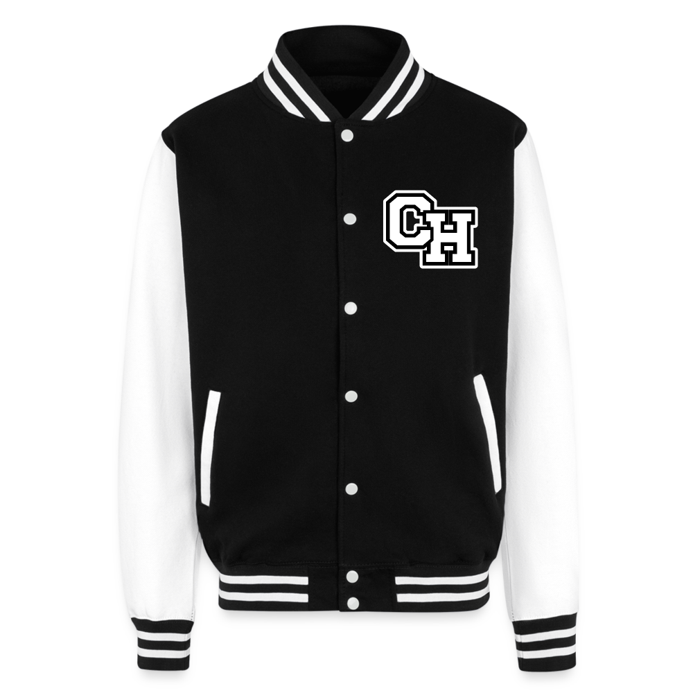 Mission Fits Varsity Jacket - black/white