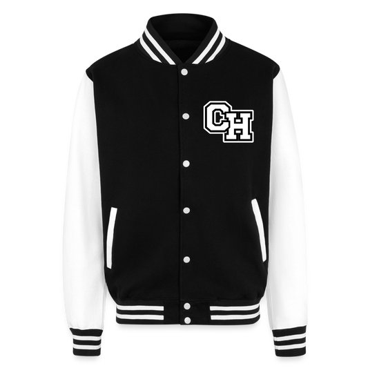 Mission Fits Varsity Jacket - black/white
