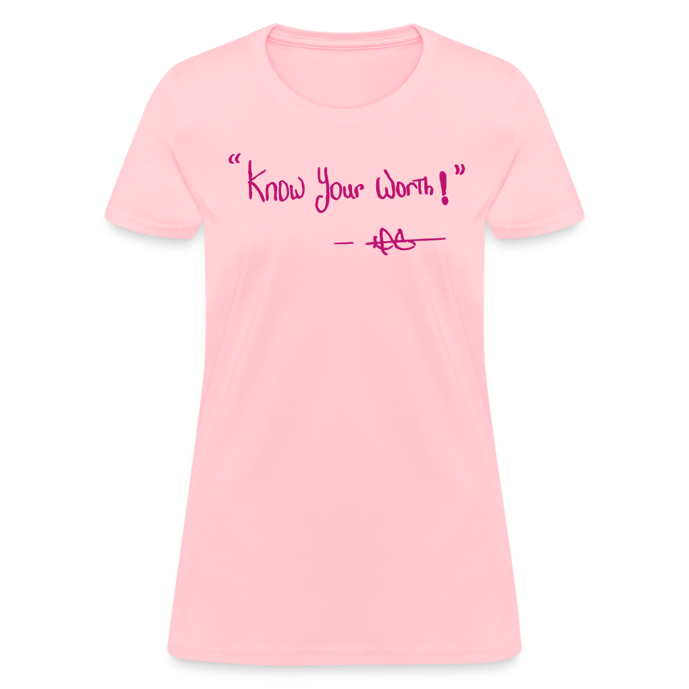 Know Your Worth (Passionate Plum) - pink