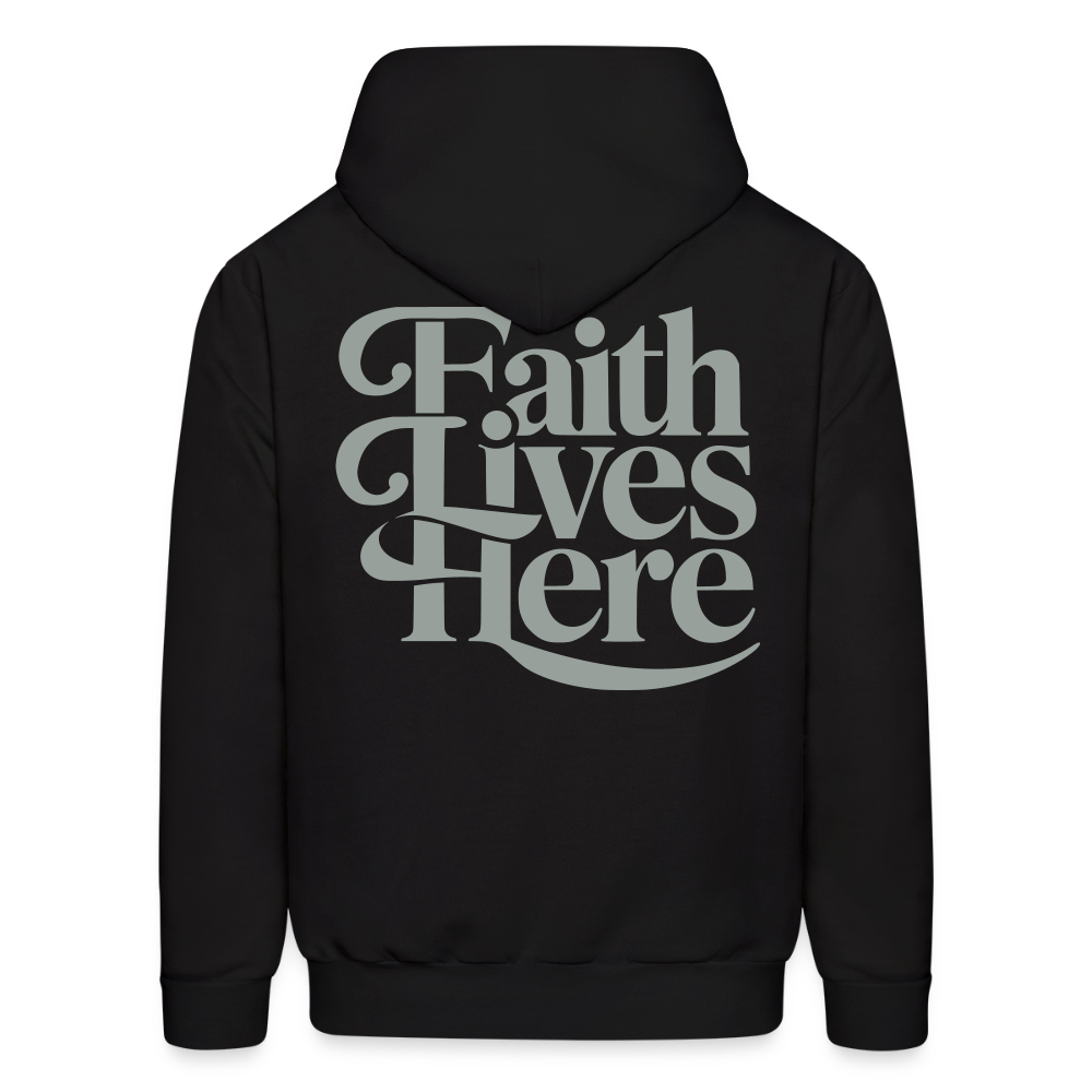 Faith Example Black Hoodie - black