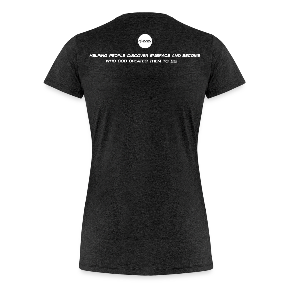 Mission Fits Womens U-Neck T-Shirt (Grey) - charcoal grey