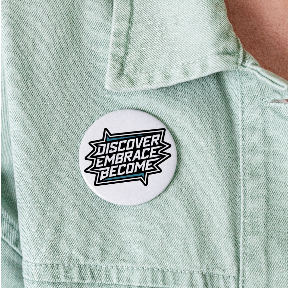 Mission Standard Pin-On Buttons - white