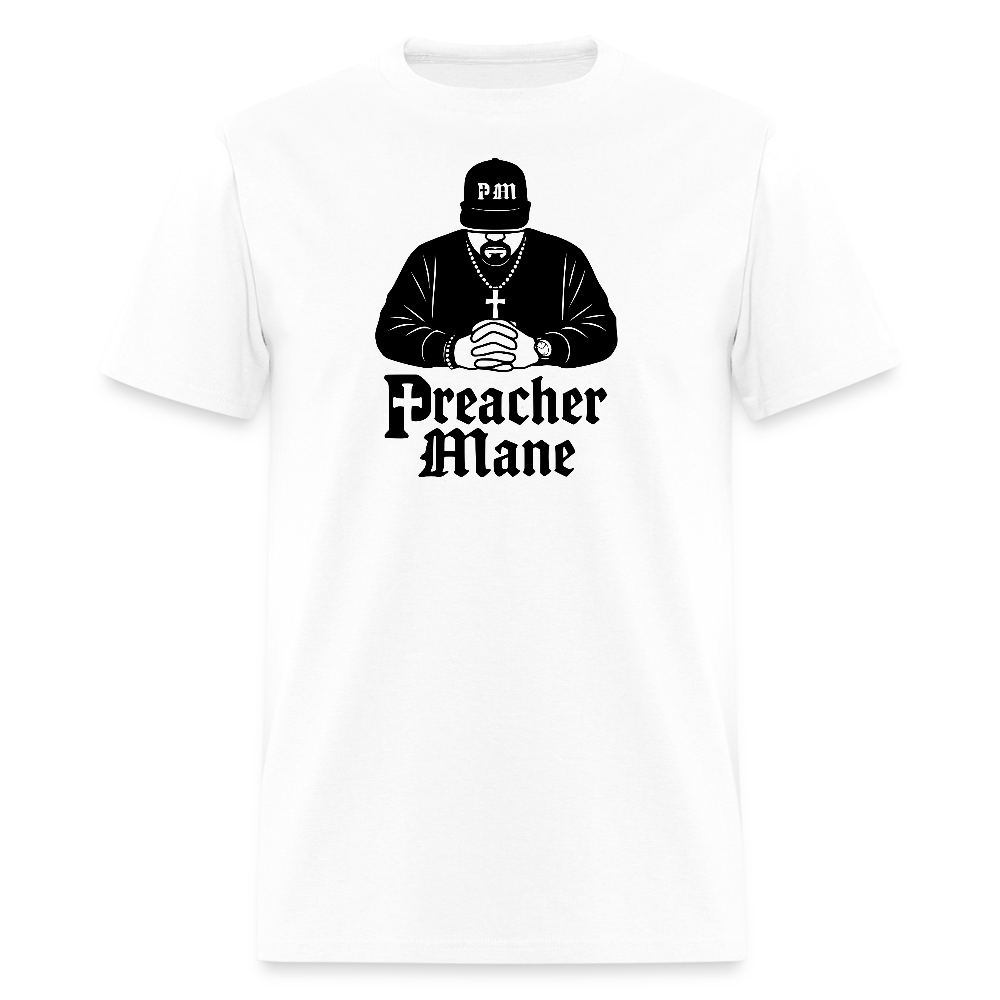 Preacher Mane Classic T-Shirt - white