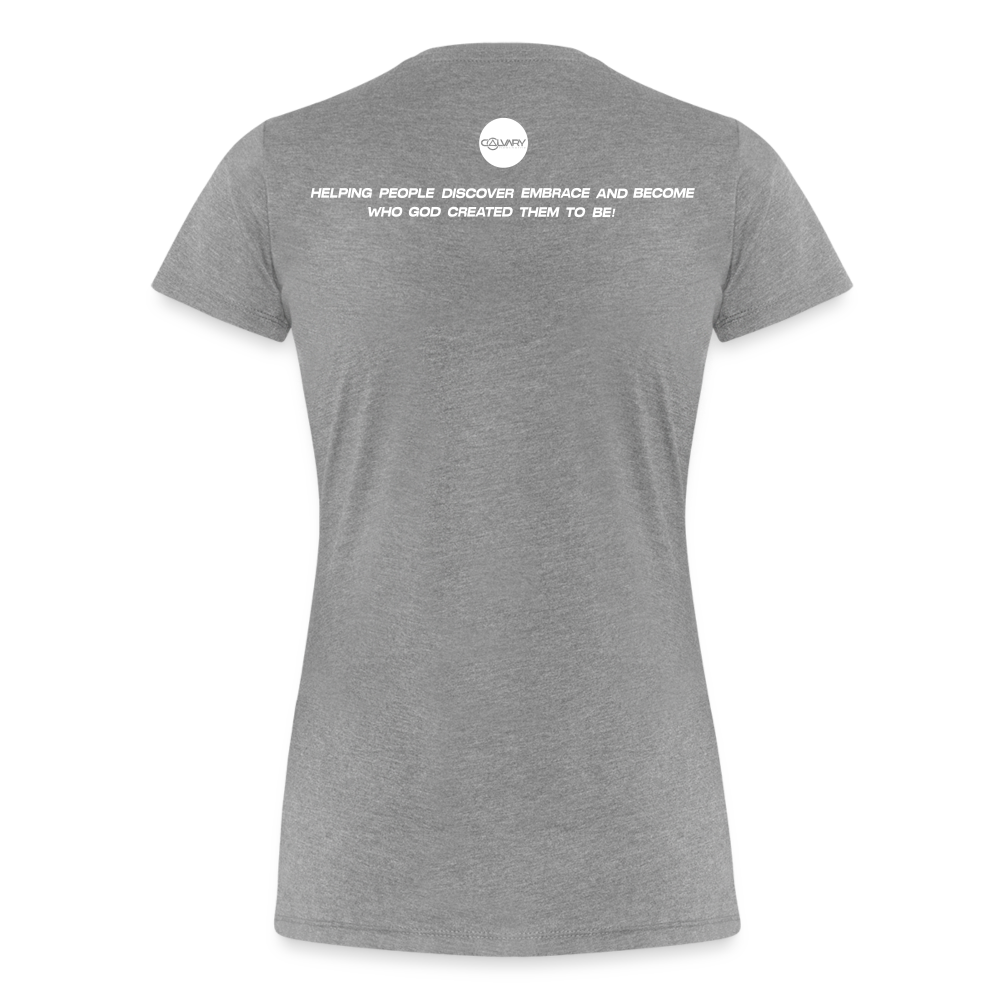 Mission Fits Womens U-Neck T-Shirt (Grey) - heather gray