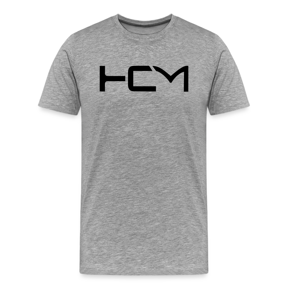 HCM Black Letter - Premium T-Shirt - heather gray