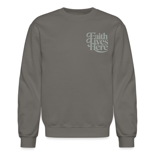 Faith Example Grey Crew - asphalt gray