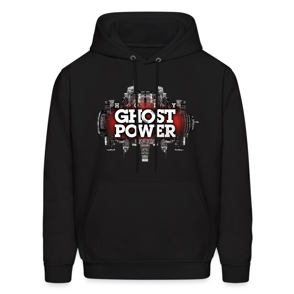 Holy Ghost Power (Red Glow)  - Men's Hoodie - black