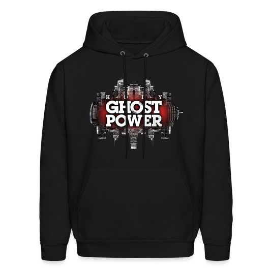 Holy Ghost Power (Red Glow)  - Men's Hoodie - black