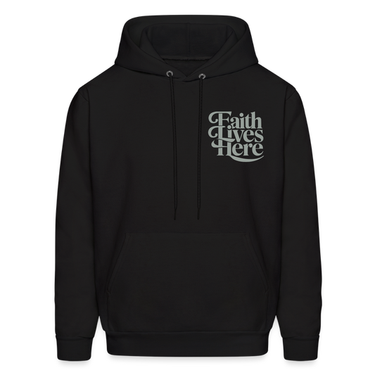 Faith Example Black Hoodie - black