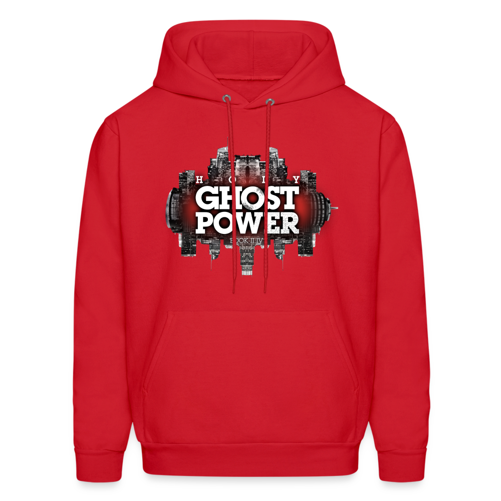 Holy Ghost Power (Red Glow)  - Men's Hoodie - red