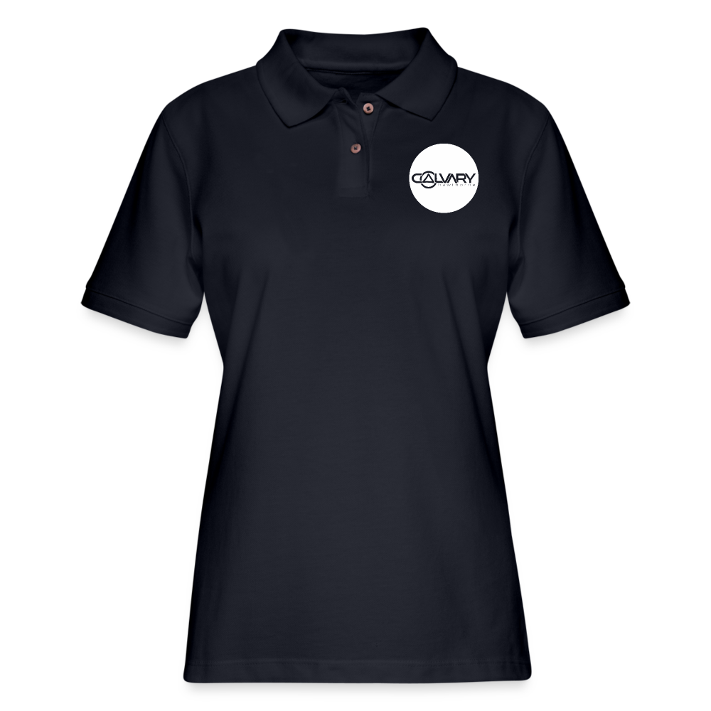 Calvary Hawthorne | Official Women's Pique Polo Shirt - midnight navy