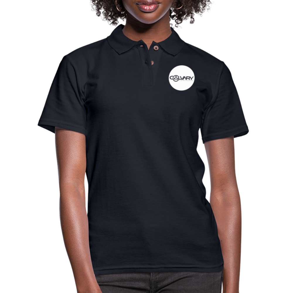 Calvary Hawthorne | Official Women's Pique Polo Shirt - midnight navy