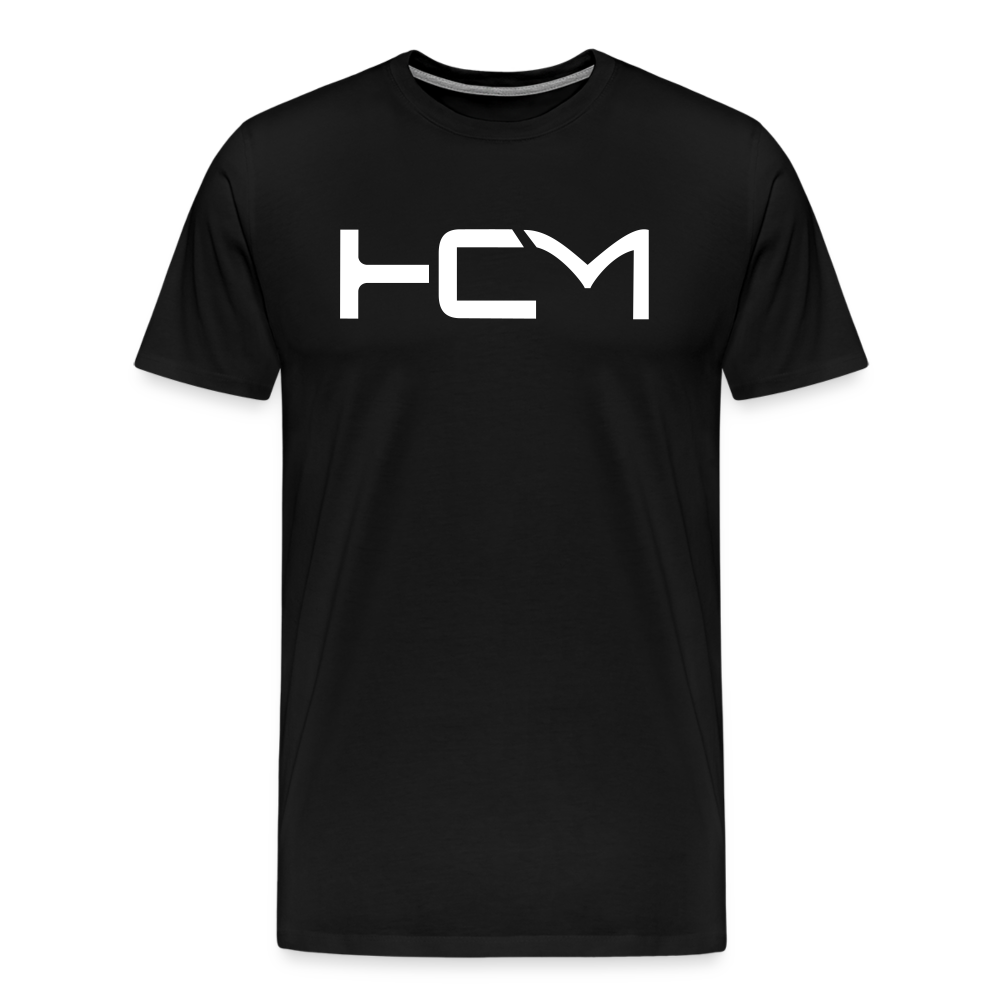 HCM White Letter - Premium T-Shirt - black