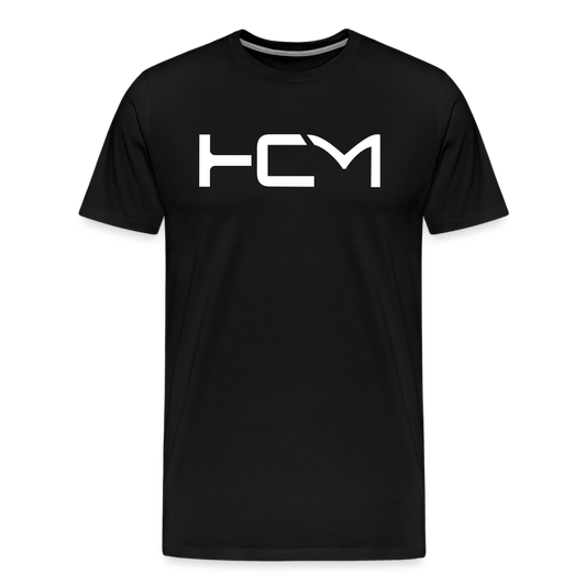 HCM White Letter - Premium T-Shirt - black