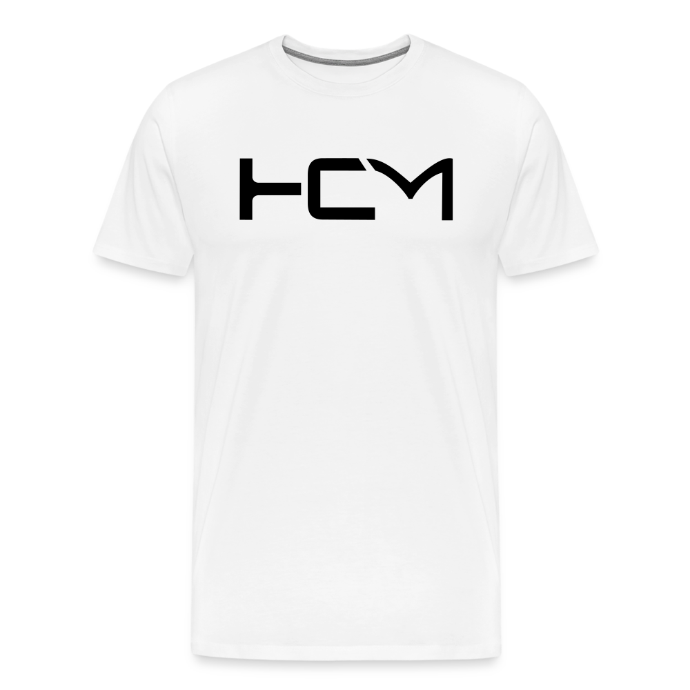 HCM Black Letter - Premium T-Shirt - white