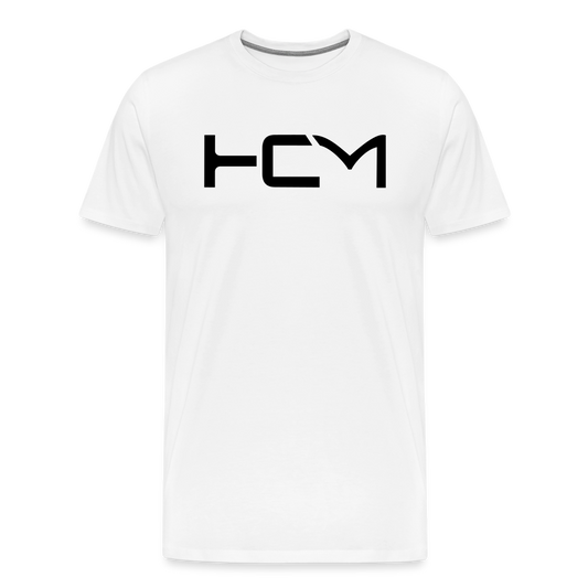 HCM Black Letter - Premium T-Shirt - white
